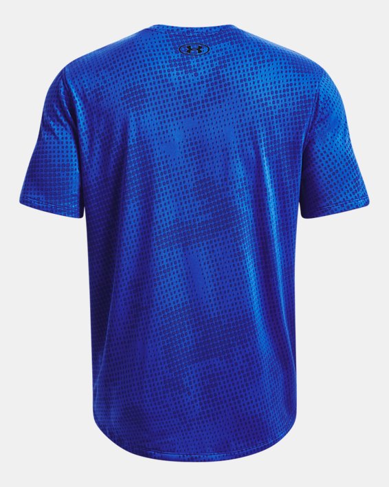 Men's UA Training Vent Jacquard Short Sleeve, Blue, pdpMainDesktop image number 5